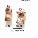 N1061+ - Siamese Cat - 3-D Hand Painted Resin Charm