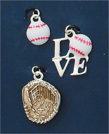 M1012 - Baseball - Scrapbook Charm Set