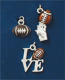 M1017 - Football - Scrapbook Charm Set