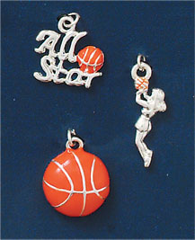 M1020 - Basketball Girl - Scrapbook Charm Set