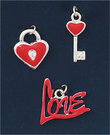 M1054 - Love - Scrapbook Charm Set