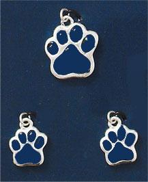 M1076 - Blue Paws - Scrapbook Charm Set