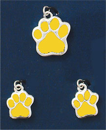 M1083 - Yellow Paws - Scrapbook Charm Set