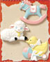 S1004 - Baby Ducky - Flat Backed Resin Scrapbook Embellishment Set