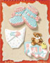 S1005 - Baby Bootie - Flat Backed Resin Scrapbook Embellishment Set