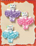 S1048 - Ballet Cats - Flat Backed Resin Scrapbook Embellishment Set