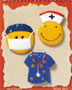 S1064 - Doctor - Flat Backed Resin Scrapbook Embellishment Set