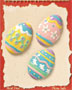 S1082 - Easter Eggs - Flat Backed Resin Scrapbook Embellishment Set