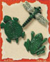 S1084 - Garden Bugs - Flat Backed Resin Scrapbook Embellishment Set