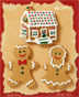 S1130 - Ginger Bread Cookies - Matte - Flat Backed Resin Scrapbook Embellishment Set