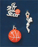 M1020 - Basketball Girl - Scrapbook Charm Set