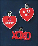 M1055 - Kiss Me - Scrapbook Charm Set