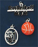 M1065 - Basketball Mom - Scrapbook Charm Set