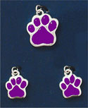 M1080 - Purple Paws - Scrapbook Charm Set