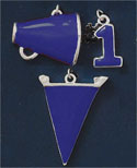 M1084 - Blue Team Spirit - Scrapbook Charm Set