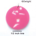 A1125 tlf - Large Pink Volleyball Player - Acrylic Pendant