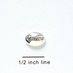 B1071 - 11x8mm Silver-Plated 