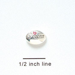 B1072 - 11x8mm Silver-Plated 