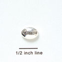 B1071 - 11x8mm Silver-Plated 