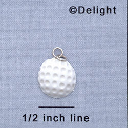 7069 - Golf Ball - Resin Charm