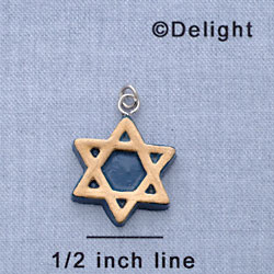 7082 - Star Of David - Resin Charm