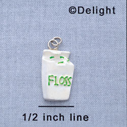 7128 - Dental Floss - Resin Charm