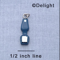 7131 - Toothbrush - Blue  - Resin Charm