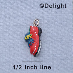 7155 - Golf Shoe - Red  - Resin Charm
