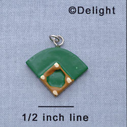 7156 - Baseball Diamond - Resin Charm