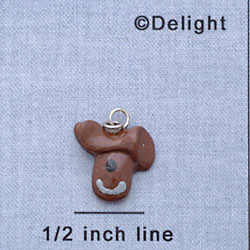 7218 - Saddle - Resin Charm