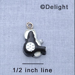 7224 - Hair Dryer - Resin Charm