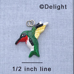 7280 - Hummingbird - Resin Charm