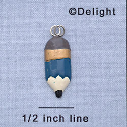 7357 - Pencil - Blue  - Resin Charm