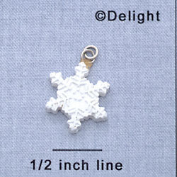 7370 tlf - Snowflake - Resin Charm