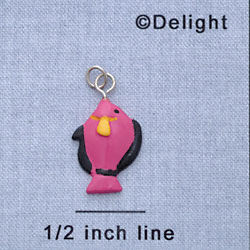 7381 - Fish - Pink  - Resin Charm