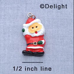 7429 - Santa - Body Waving  - Resin Charm