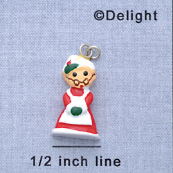 7431 - Mrs Claus - Resin Charm