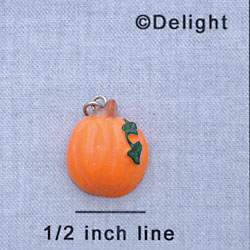 7469 tlf - Pumpkin - Resin Charm