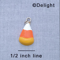 7472 tlf - Candy Corn - Resin Charm