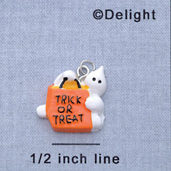 7479* tlf - Ghost - Bag  - Resin Charm (Left or Right)