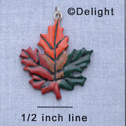 7480 tlf - Leaf - Resin Charm