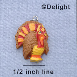 7481* tlf - Turkey - Bright Resin Charm