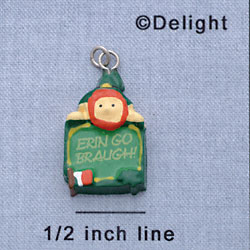 7485 - Leprechaun - Erin Go Braugh  - Resin Charm