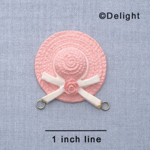 7492 - Sunbonnet - Pink  - Resin Charm Holder