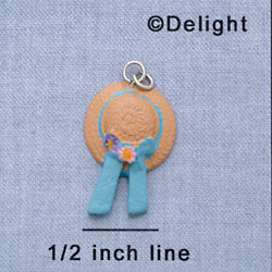 7614 - Sunbonnet - Blue Pastel  - Resin Charm