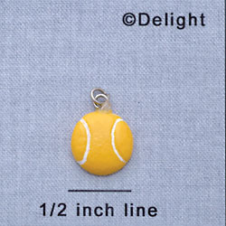 7634 tlf - Tennis Ball - Resin Charm