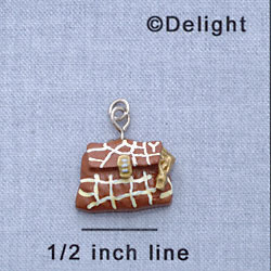 7650 - Purse - Giraffe Print  - Resin Charm