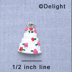 7670 - Wedding Cake - Bright - Resin Charm