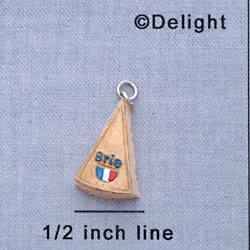 7678 - Brie Cheese - Resin Charm