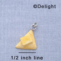 7679 - Cheese - Trisket Cracker  - Resin Charm